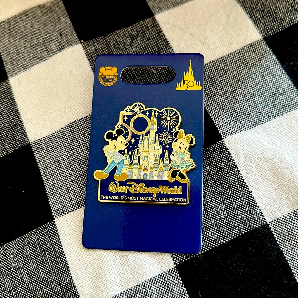 Disney 50th Anniversary WDW pin